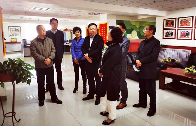 甘肃省委统战部副部长、省工商联党组书记赵少智一行莅临甘肃省投